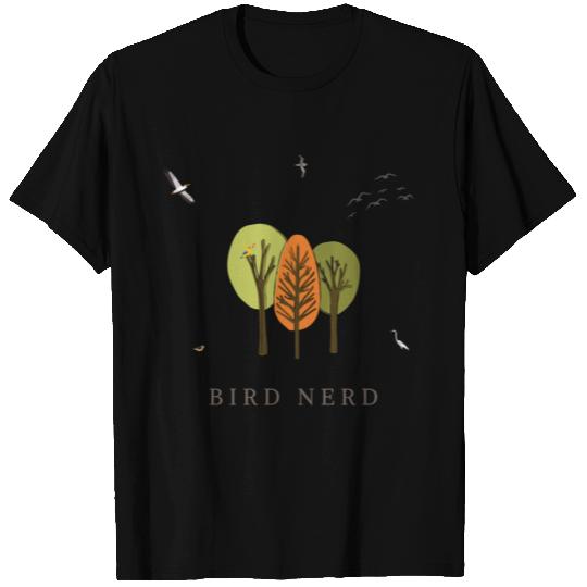 Bird Nerd Bird Watching Design T Shirts