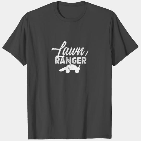 Lawn Ranger Grass Mower Mowing Enforcement T Shirts