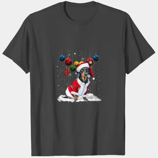 Dachshund Christmas Ornament Decoration Gift X mas T Shirts