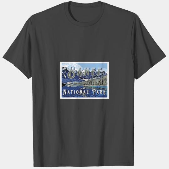 Banff National Park Canada Backpacking Hiking Guid T Shirts