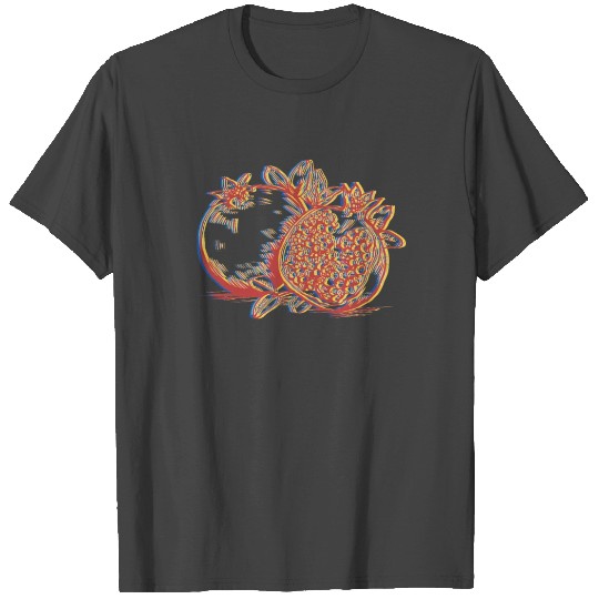 Psychedelic Pomegranate T Shirts