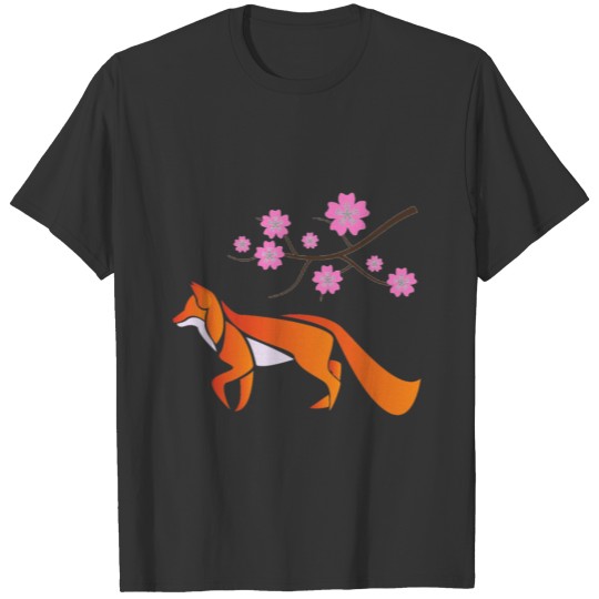 japan foxes sun japan self anime asian T Shirts