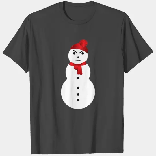 Snowman Funny angry snowman Christmas Gifts Premiu T Shirts