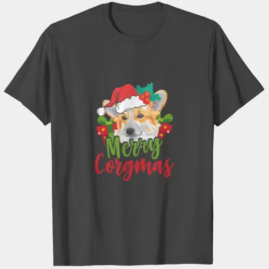 rry Corgmas Xmas Corgi Dog Greeting Christmas T Shirts
