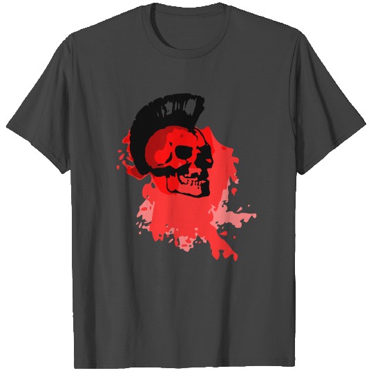 2reborn Blood Skull Totenkopf Blut Rocker Rock bl T Shirts
