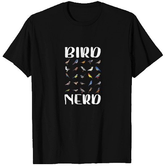 Bird Nerd Bird Watching Ornithologist T Shirts
