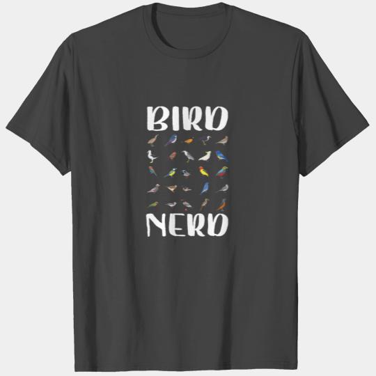 Bird Nerd Bird Watching Ornithologist T Shirts