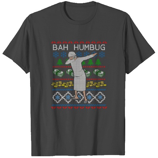 Carol Retro Ugly Bah Humbug Scrooge for Christm T Shirts