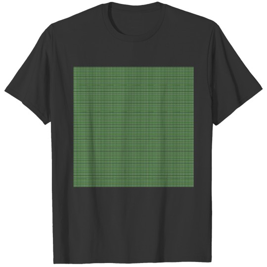 Green Tartan Christmas Pattern T Shirts