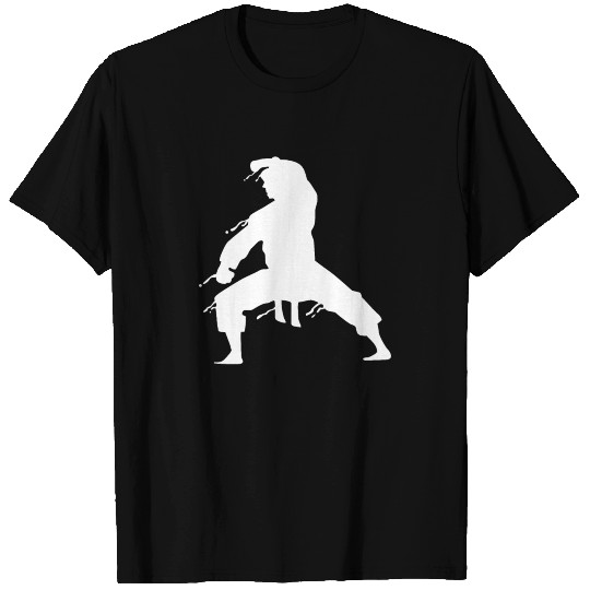 Karate Fighter Martial Art MMA Motif T Shirts