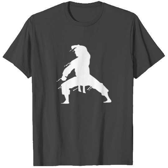 Karate Fighter Martial Art MMA Motif T Shirts