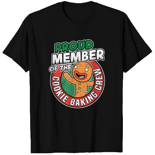 Funny Cookie Baking Crew Member Christmas Outfit T Shirts