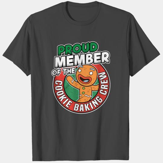 Funny Cookie Baking Crew Member Christmas Outfit T Shirts