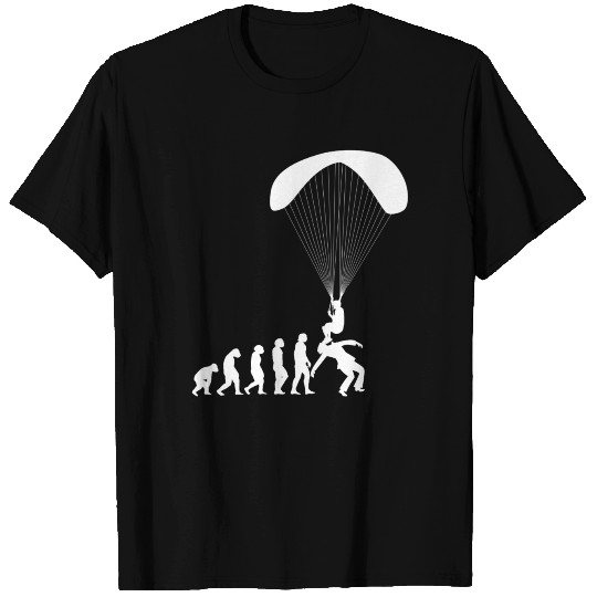 Funny Paragliding Evolution Paragliders skydiving T Shirts