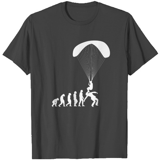 Funny Paragliding Evolution Paragliders skydiving T Shirts