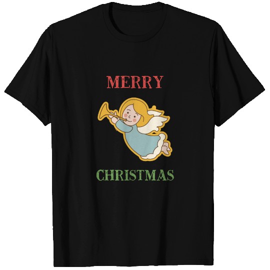 Joyfull Christmas Angel T Shirts