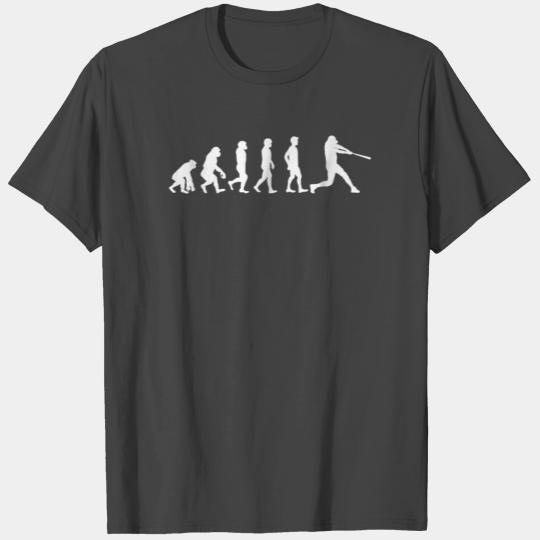 Funny Human Evolution To Baseball T Shirts