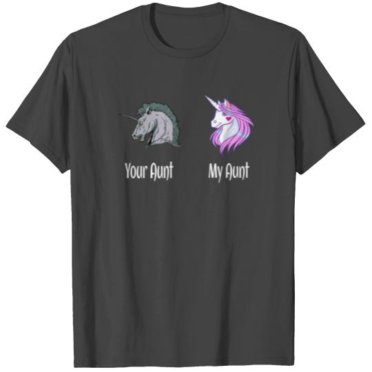 your aunt my aunt Unicorn Gift proud niece T Shirts