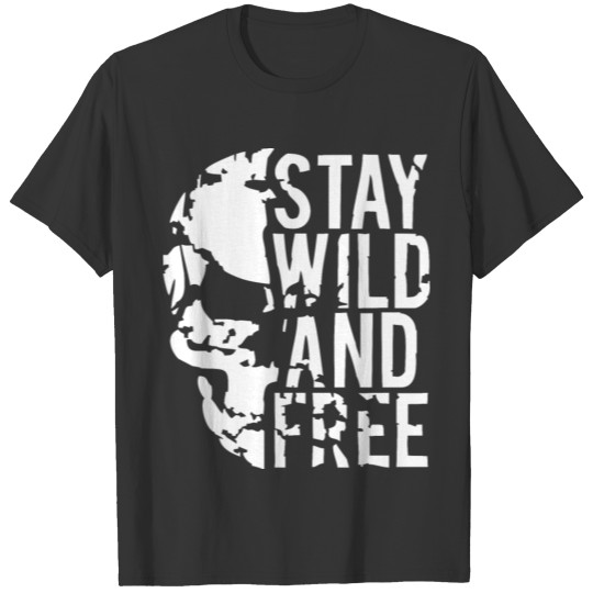 Skull Wild Free Ghost T-shirt