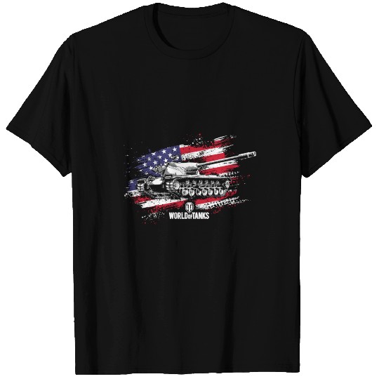Red White And Blue And A T57 Heavy Tank T Shirts