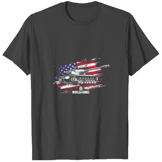 Red White And Blue And A T57 Heavy Tank T Shirts