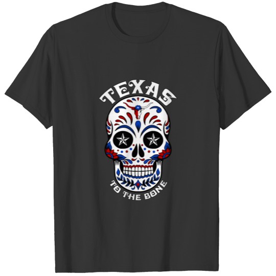 Texas To The Bone Calavera T-shirt