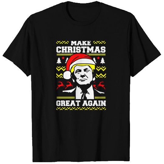 Funny Xmas Holiday Make Christmas Great Again Dona T Shirts