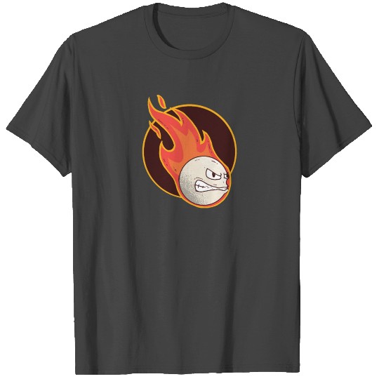 Dodgeball burning ball players beach Sports T Shirts