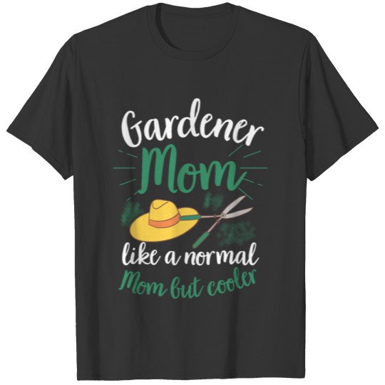 Garden Mother Mom Grandma Flowers Plant Raised Bed T Shirts