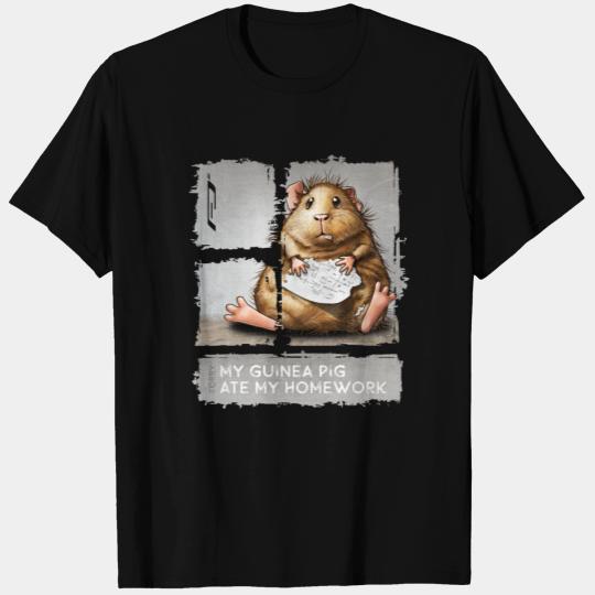 Guinea Pig Ate My Homework T Shirts