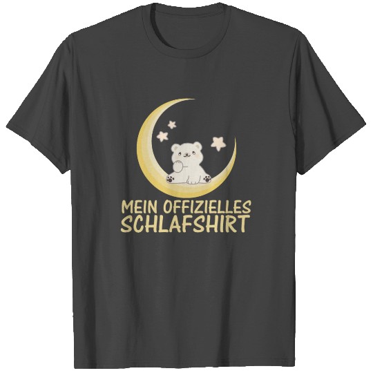My Official Sleep T Shirts Polar Bear Asleep Moon