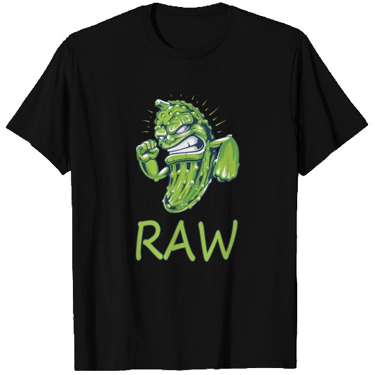 RAW Vegan Pickle Artwork T Shirts