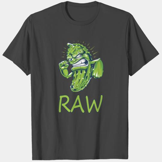 RAW Vegan Pickle Artwork T Shirts