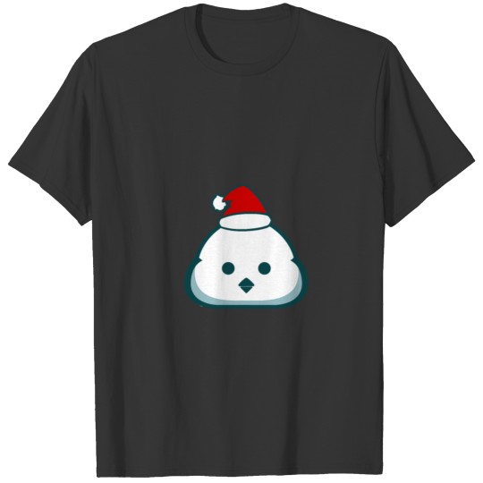Chubby Christmas Bird T Shirts