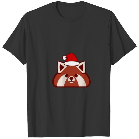 Chubby Christmas Red Panda T Shirts