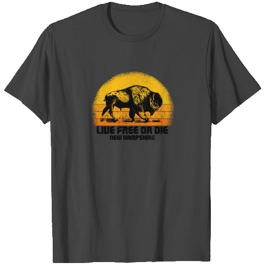Live Free or Die New Hampshire Hiking T Shirts