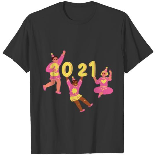 Cheering People Carrying 2021 T-shirt