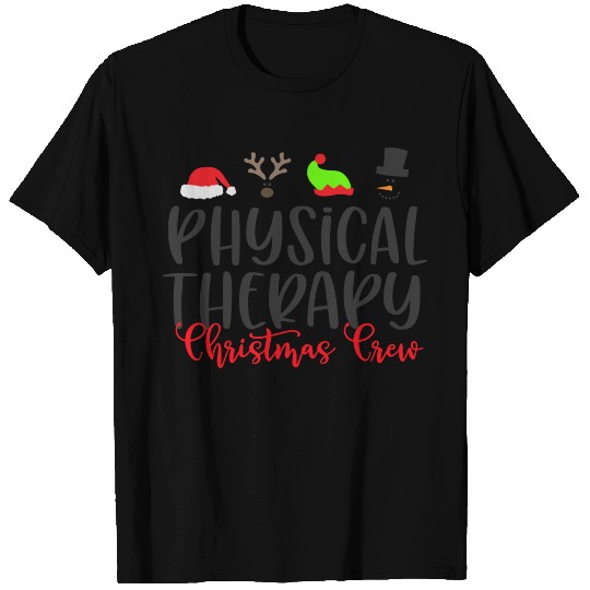 Christmas Physical therapy, crew T Shirts
