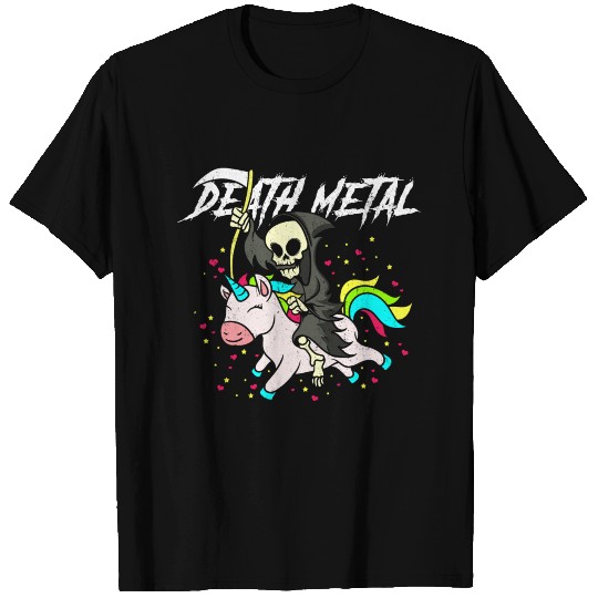 Death Metal Unicorn T Shirts