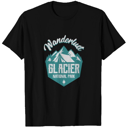Glacier National Park T Shirts Vintage Glacier Park