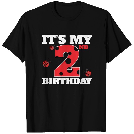 2nd Birthday Ladybug T Shirts
