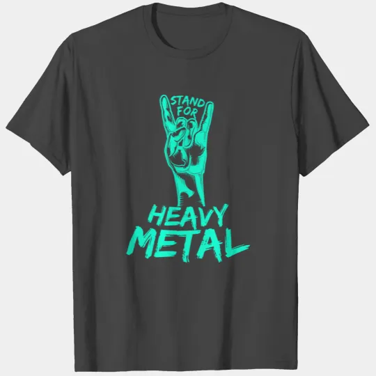 Heavy Metal Music Stand For Metal French Fries T Shirts