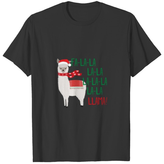Llama Christmas T Shirts