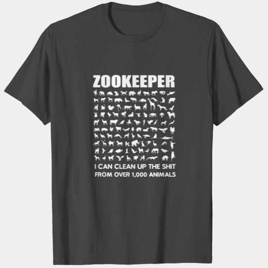 Zookeeper Funny Animal Keeper Gift Zoo Keeper T Shirts
