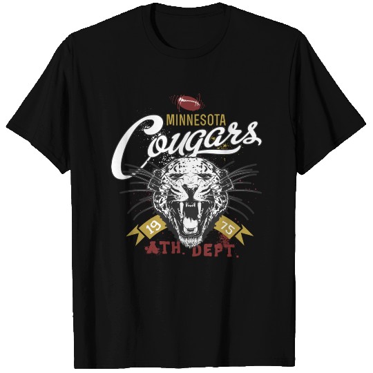 Minnesota Cougars Retro Design T Shirts