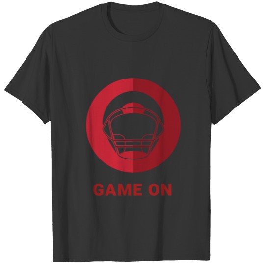 Retro shirt game on football helmet T-shirt