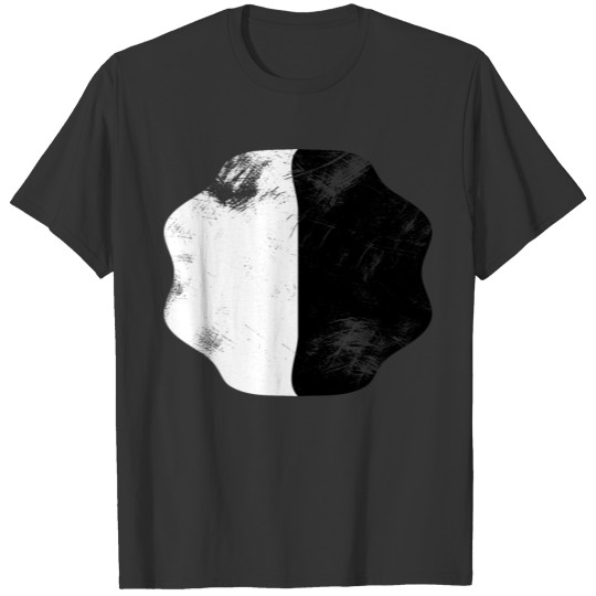 Black White Yin Yang Self-Shaping Vintage T Shirts