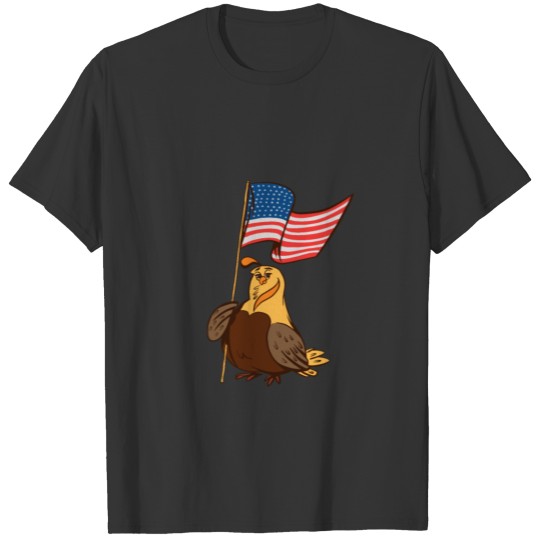 patriotic american quail T Shirts