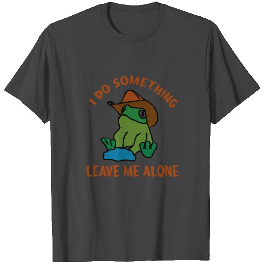 frog with cowboy hat do something T Shirts
