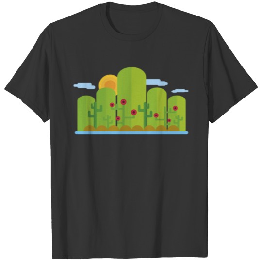 Flat Landscape kids clothes T-shirt